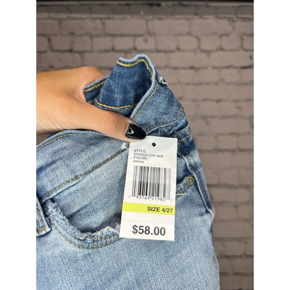 NWT Kensie Jeans The Effortless Skinny Crop Denim - Picture 5 of 7